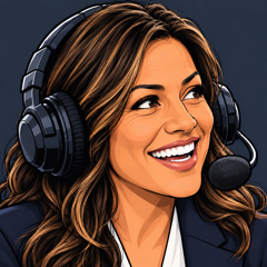 Kristen Ward, announcer