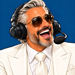 Landon Hayes, announcer