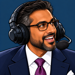 Mani Raghavan, announcer