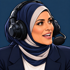 Sierra Vaughn, announcer